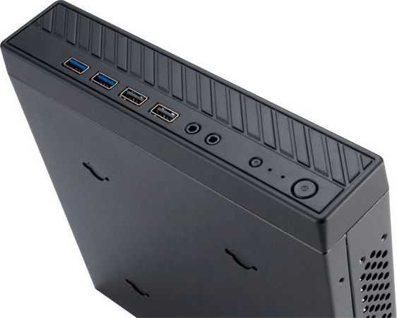 Akasa Cypher MX3 Thin Mini–ITX Case, OEM – juoda