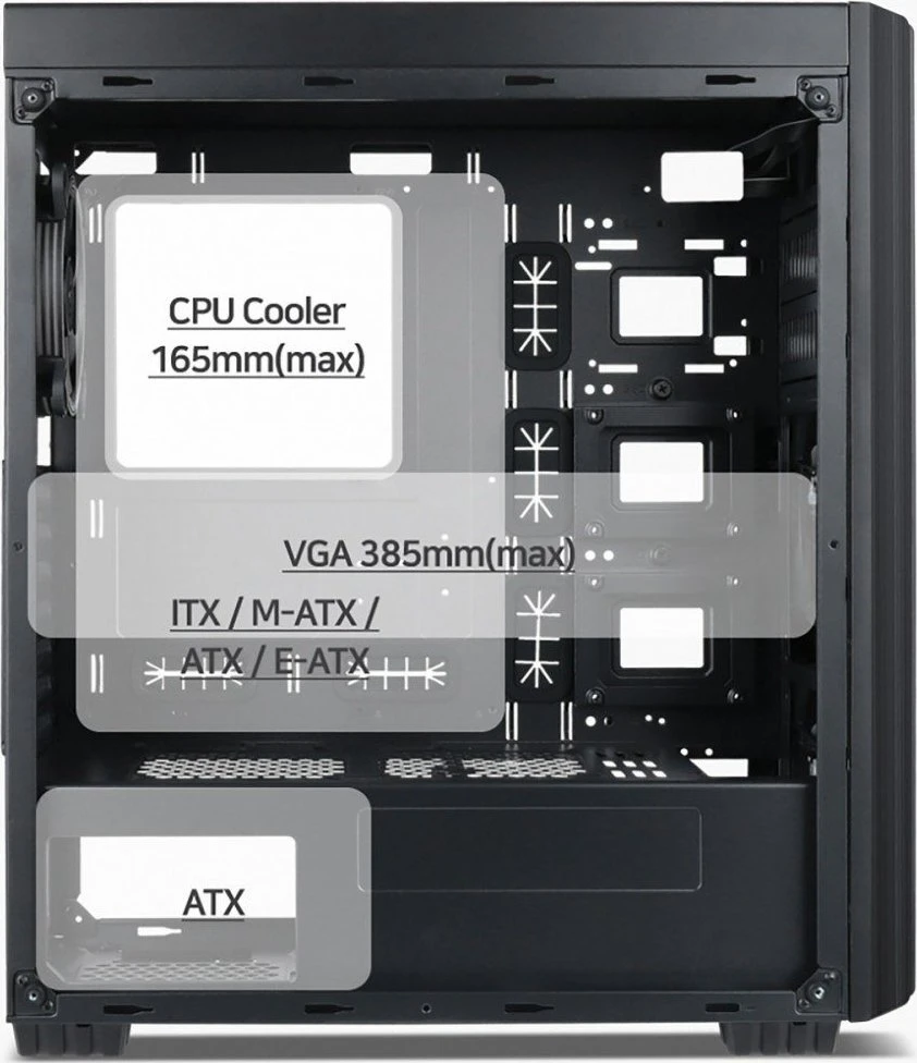 Gembird Fornax K500 korpusas (CCC-FC-K500)