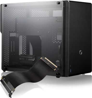 Raijintek Ophion M Evo TGS Micro-ATX kompiuterio korpusas, Tempered Glass - juodos spalvos