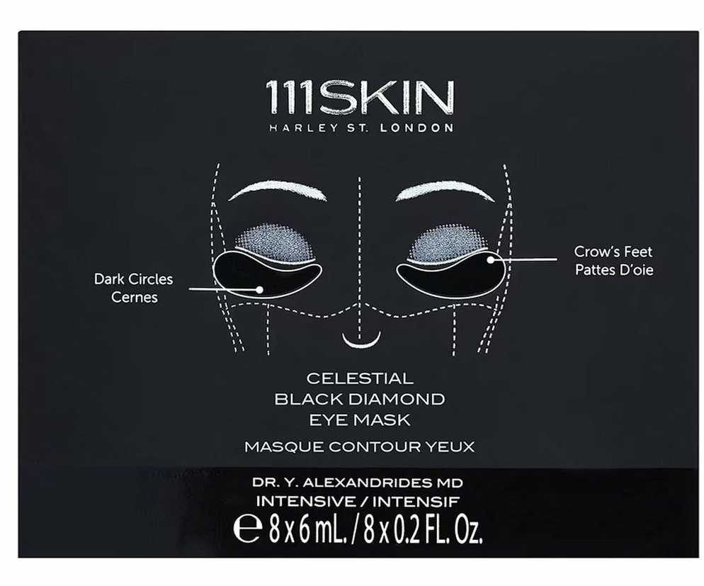 111Skin Celestial Juodas Diamond Eye Mask Set, 48 ml
