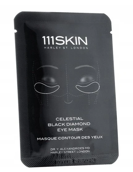 111Skin Celestial Juodas Diamond Eye Mask gaivinanti kaukė paakiams, 6 ml