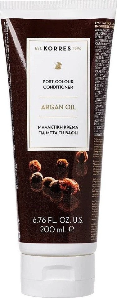 KORRES ARGAN OIL POST-COLOUR plaukų kondicionierius, 200 ml