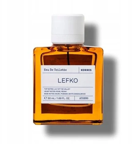 Korres Lefko EDT tualetinis vanduo unisex, 50 ml