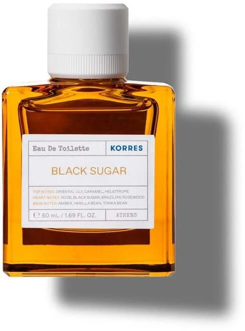 Korres Juodas Sugar EDT tualetinis vanduo Unisex, 50 ml