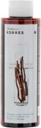 KORRES LIQUORICE AND URTICA plaukų šampūnas, 250 ml