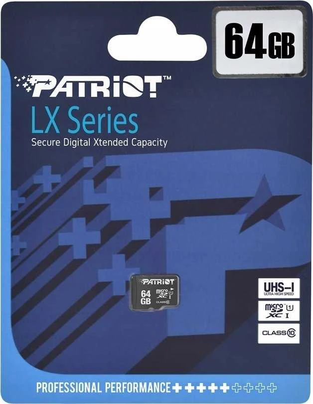 Atminties Kortelė - Patriot 64GB Micro SDXC UHS-I Klasė 10