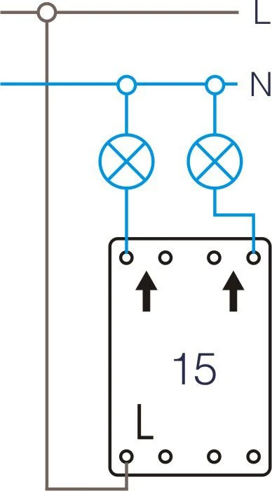 Kos Elektro System KOS dviguba jungtis Vena žvakidė balta (510415)