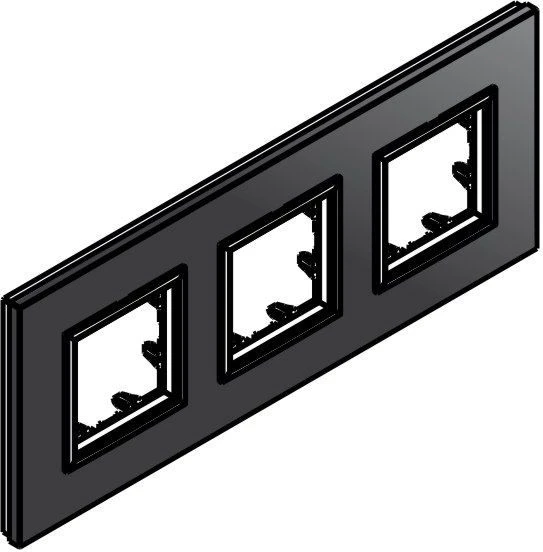 Kos Elektro System 4509183 DANTE Trijų rėmų stiklas Juodas GLASS 4509183