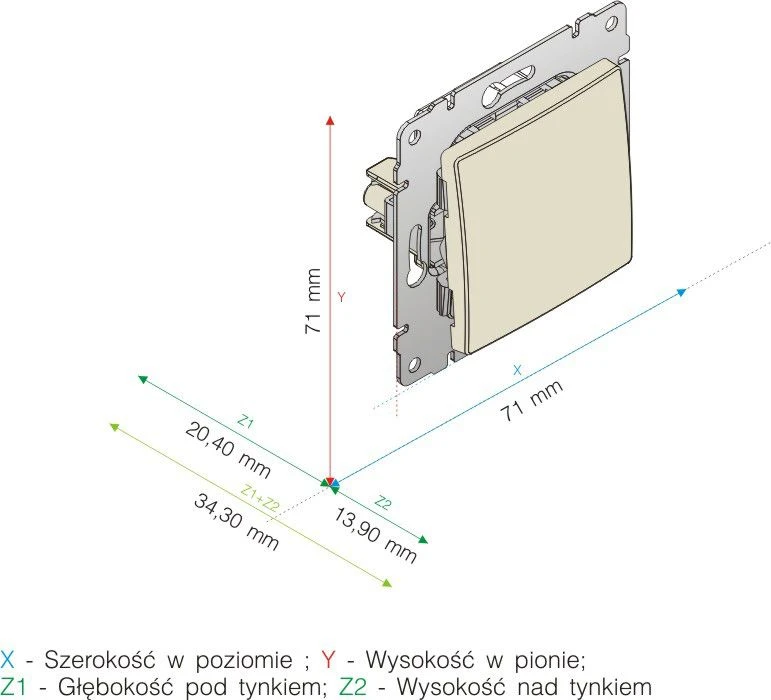 Kos Elektro System KOS Vieno VenA kremo jungtis (510311)