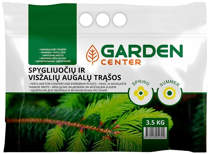 Kosmos Garden Center Trąšos visžaliams, spygliuočiams, 21 vnt. talpos, didelės talpos, 3,5kg