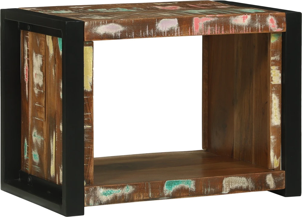 Sieninis Kubas Ruda 55 x 35 x 40 cm Kietas atkurtas medis