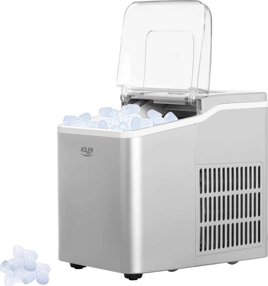 Adler | Ice Maker | AD 8086 | Power 100 W | Sidabrinis