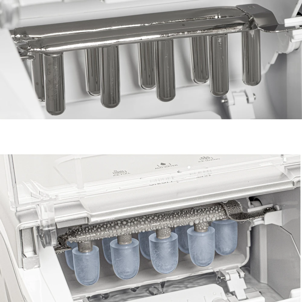 Adler | Ice Maker | AD 8086 | Power 100 W | Sidabrinis
