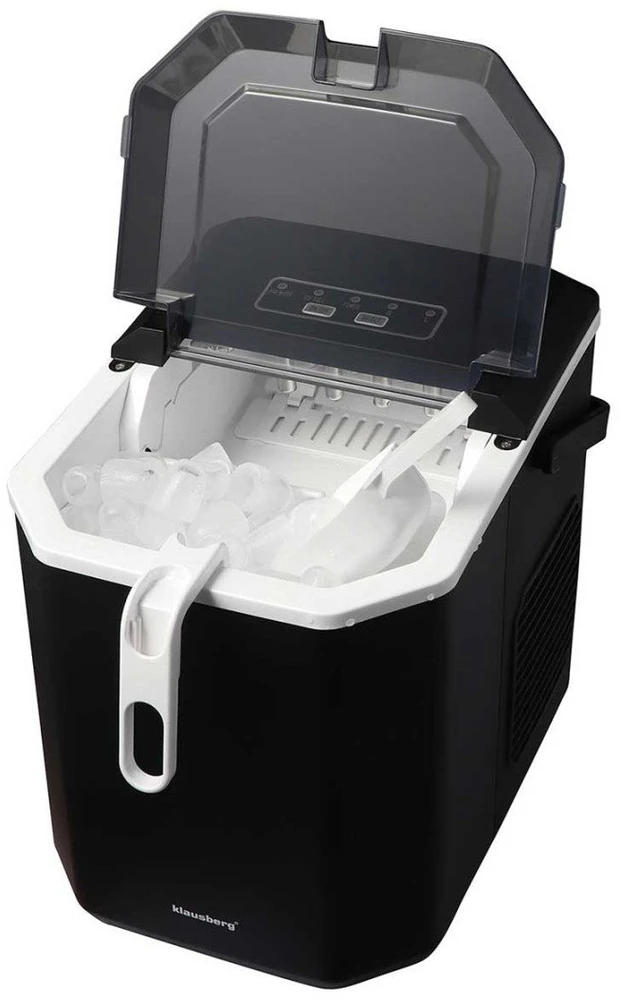 Kostkarka Automatinis ledo gaminimo aparatas, 100 W, 1,2 l bakas, LED skydelis, Klausberg, kb-7883
