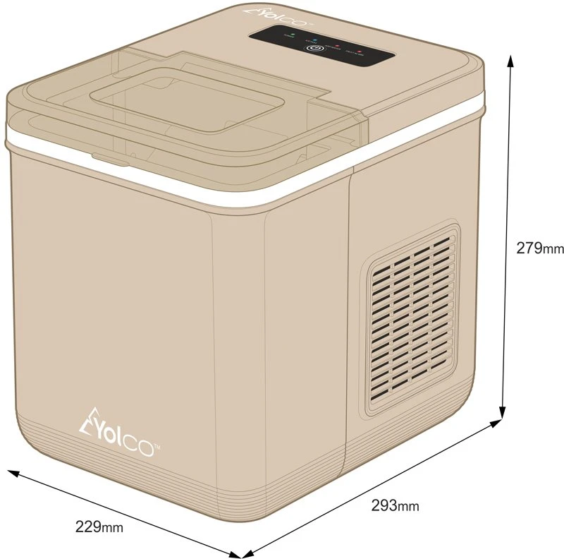 Ledų smulkintuvas Yolco ICM1 Sand