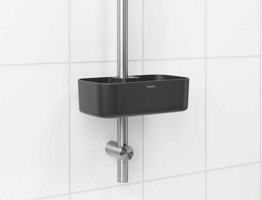 Brabantia Dušo stovo lentynėlė, tamsiai pilka