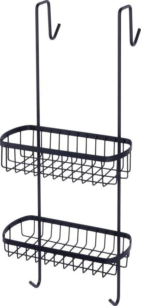 Orion Vonios lentynėlė Vilde, metalinė, juoda, 22x19x54,5 cm