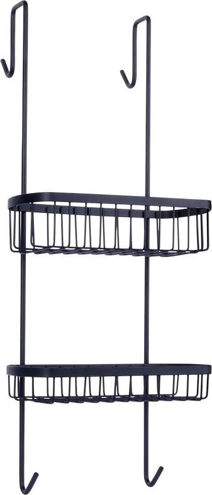 Orion Vonios lentynėlė Vilde, metalinė, juoda, 22x19x54,5 cm