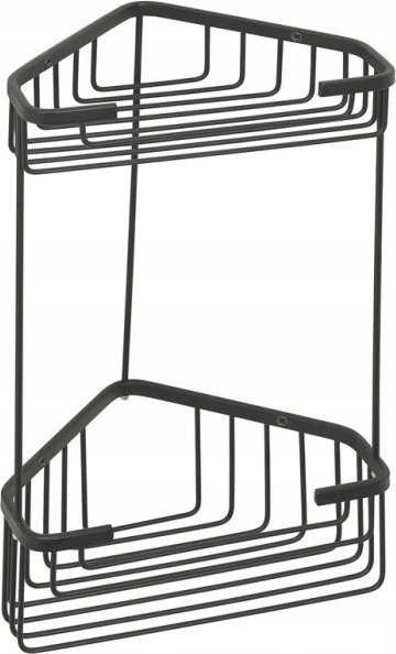 Dušo lentynėlė GEDY 248214, 151×325×200 mm, juoda