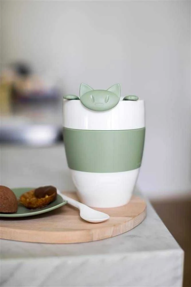 Koziol Terminis puodelis AROMA TO GO 2.0 ekologiškas žalias