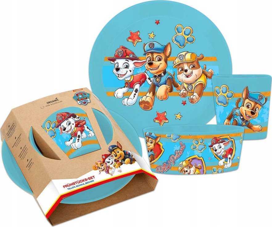 Paw Patrol 3 dalių Koziol vaikiškų indų rinkinys
