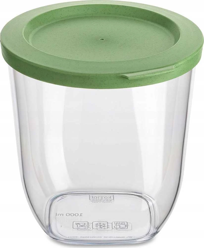 Plastikinis indas biriems maisto produktams CONNECT, sandarus, 1000 ml, KOZIOL