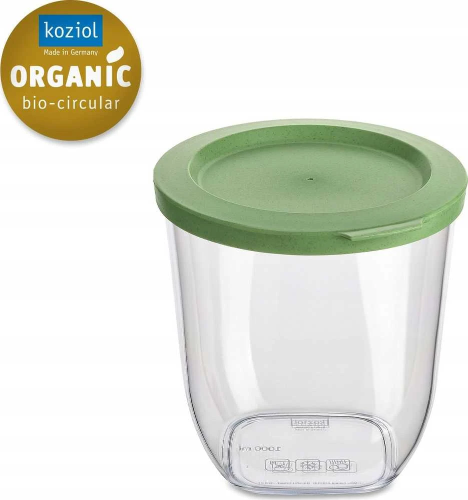 Plastikinis indas biriems maisto produktams CONNECT, sandarus, 1000 ml, KOZIOL