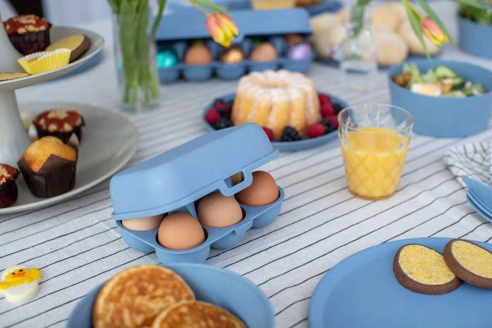 PIECES EGGS TO GO MINI kiaušinių konteineris, 6 vnt., KOZIOL