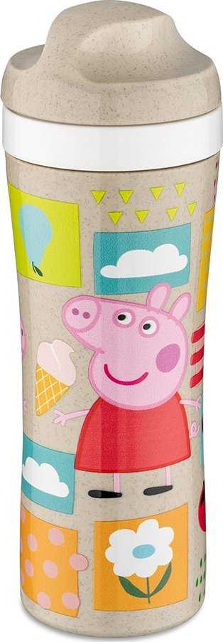 Vaikiškas buteliukas Organic Peppa Pig Koziol 425 ml