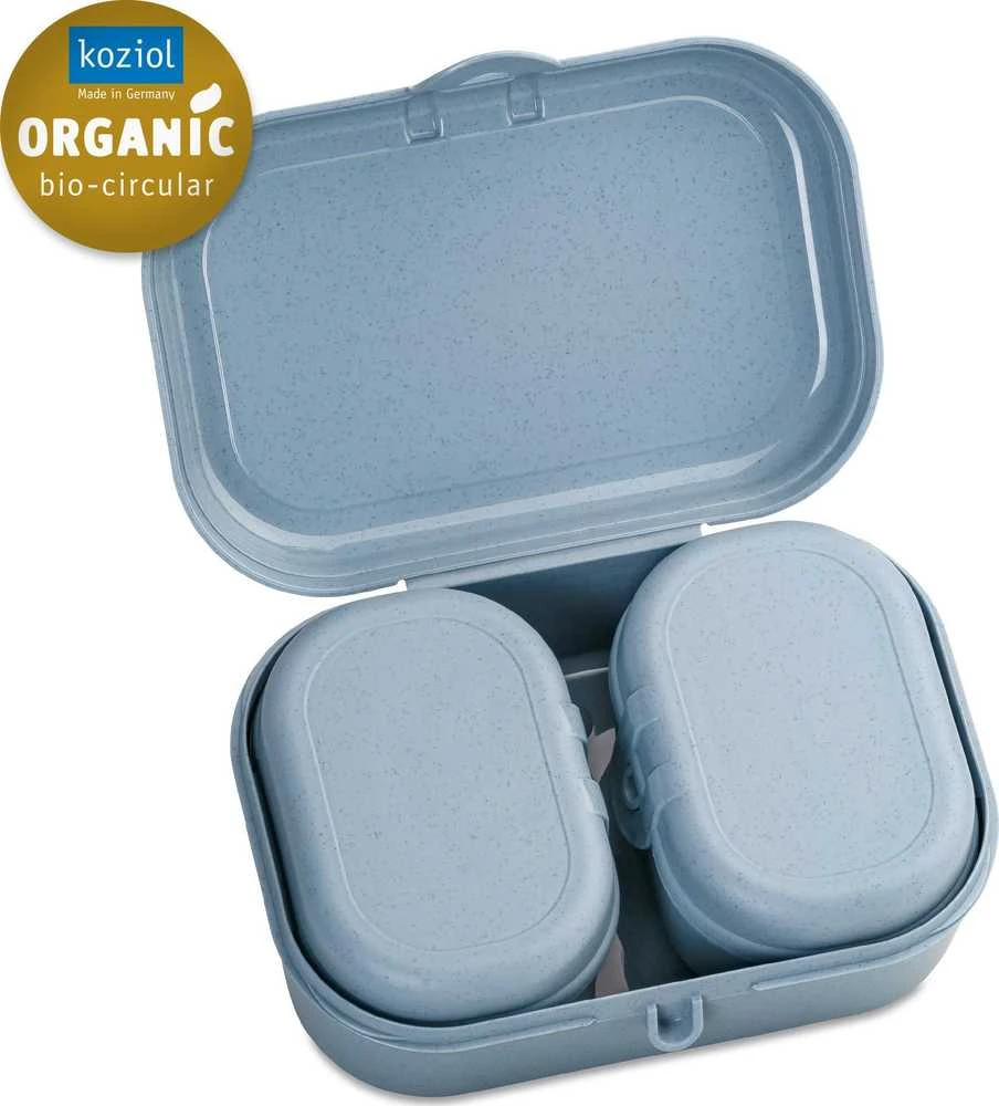 Koziol Pietų dėžutė PASCAL READY MINI, 3 indelių rinkinys, KOZIOL