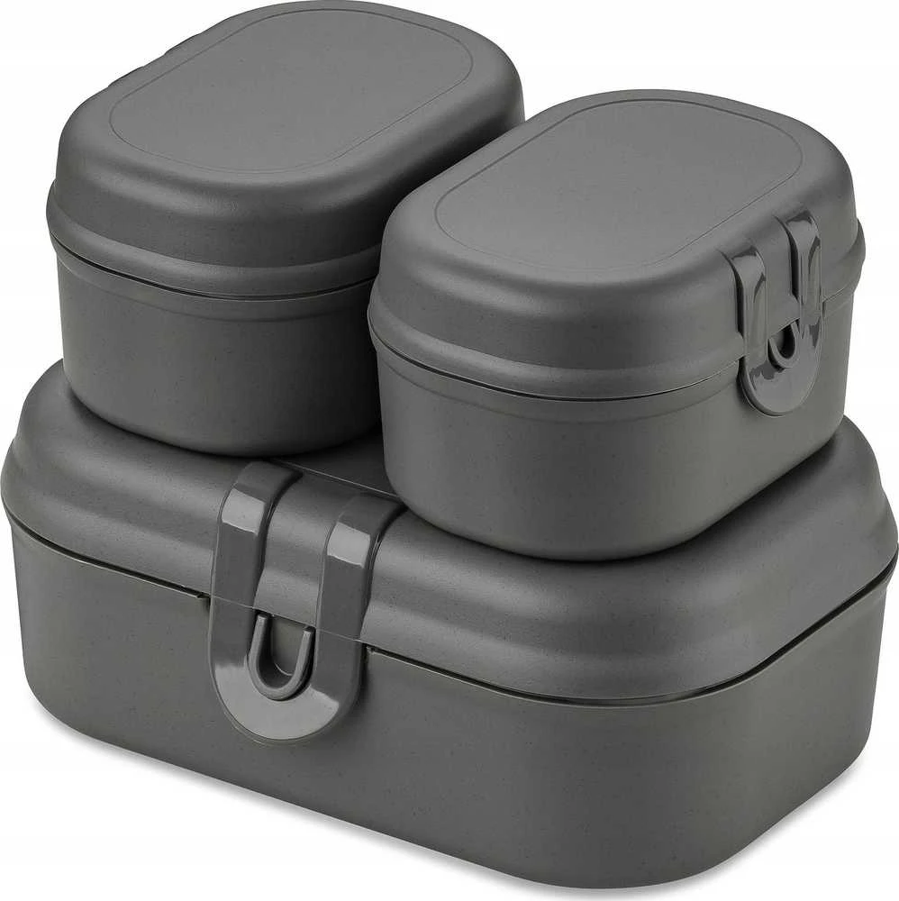 Koziol Pietų dėžutė PASCAL READY MINI, 3 indelių rinkinys, KOZIOL
