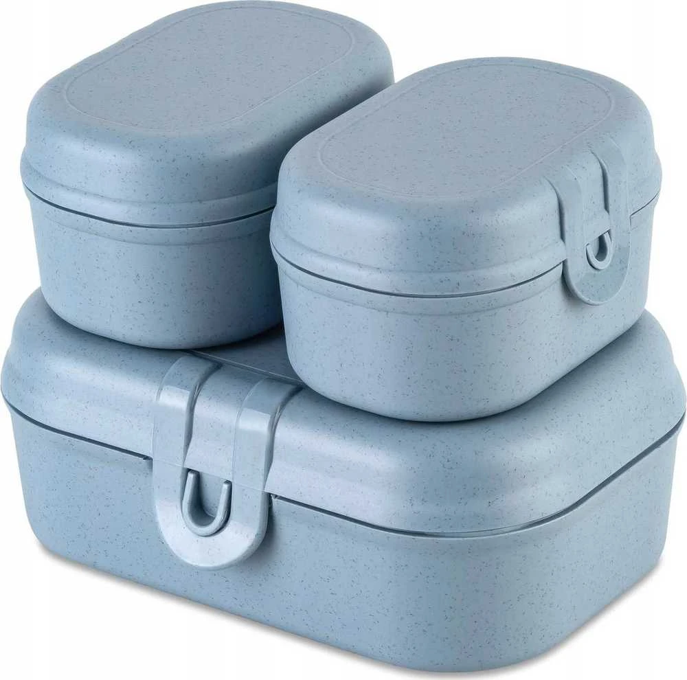 Koziol Pietų dėžutė PASCAL READY MINI, 3 indelių rinkinys, KOZIOL