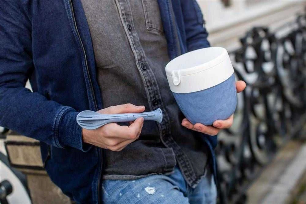 Pusryčiai, indelis salotoms ir užpilui BENTOBOX L, 3 vnt., KOZIOL