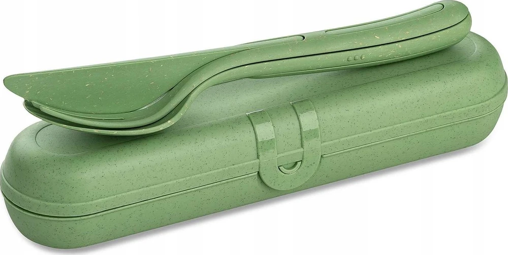 Turistinių stalo įrankių rinkinys Koziol Klikk Ready, 24 cm