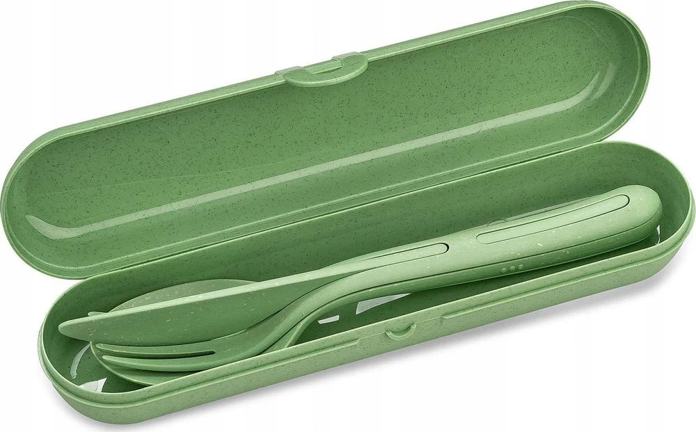 Turistinių stalo įrankių rinkinys Koziol Klikk Ready, 24 cm