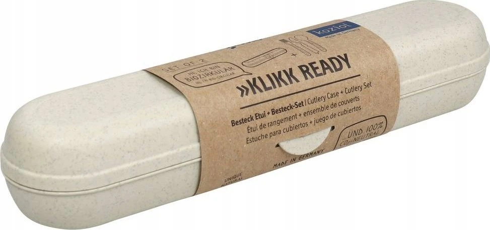 Stalo įrankių konteineris KLIKK READY, stalo įrankių rinkinys, KOZIOL