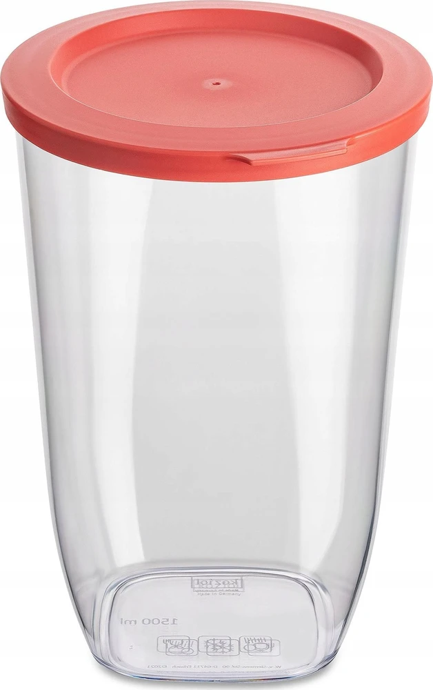 CONNECT plastikinis indas biriems maisto produktams, sandarus, 1500 ml, KOZIOL