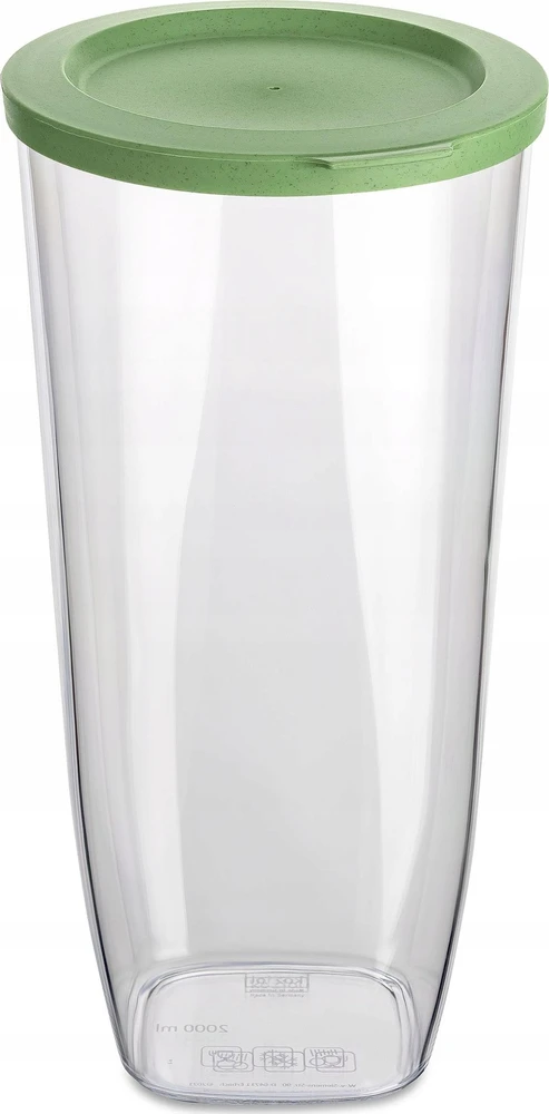 Plastikinis indas biriems maisto produktams CONNECT, sandarus, 2000 ml, KOZIOL