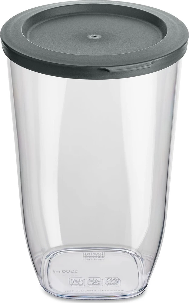 CONNECT plastikinis indas biriems maisto produktams, sandarus, 1500 ml, KOZIOL