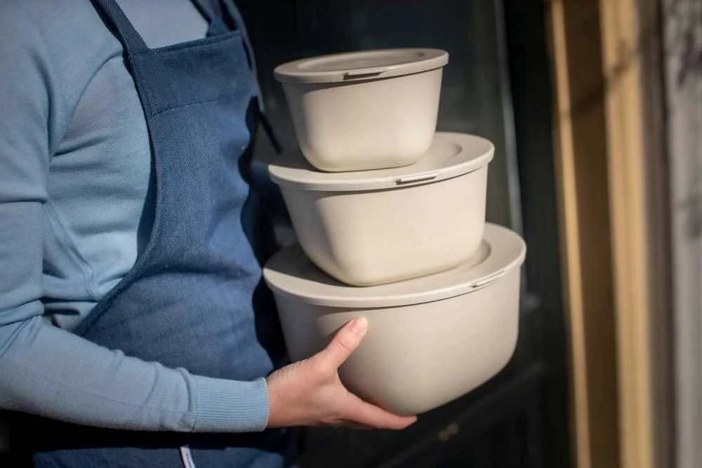 Dėžutė su dangteliu 1l + 2l + 4l, CONNECT BOX SET STOCKHOLM, rinkinys 3 vnt., KOZIOL