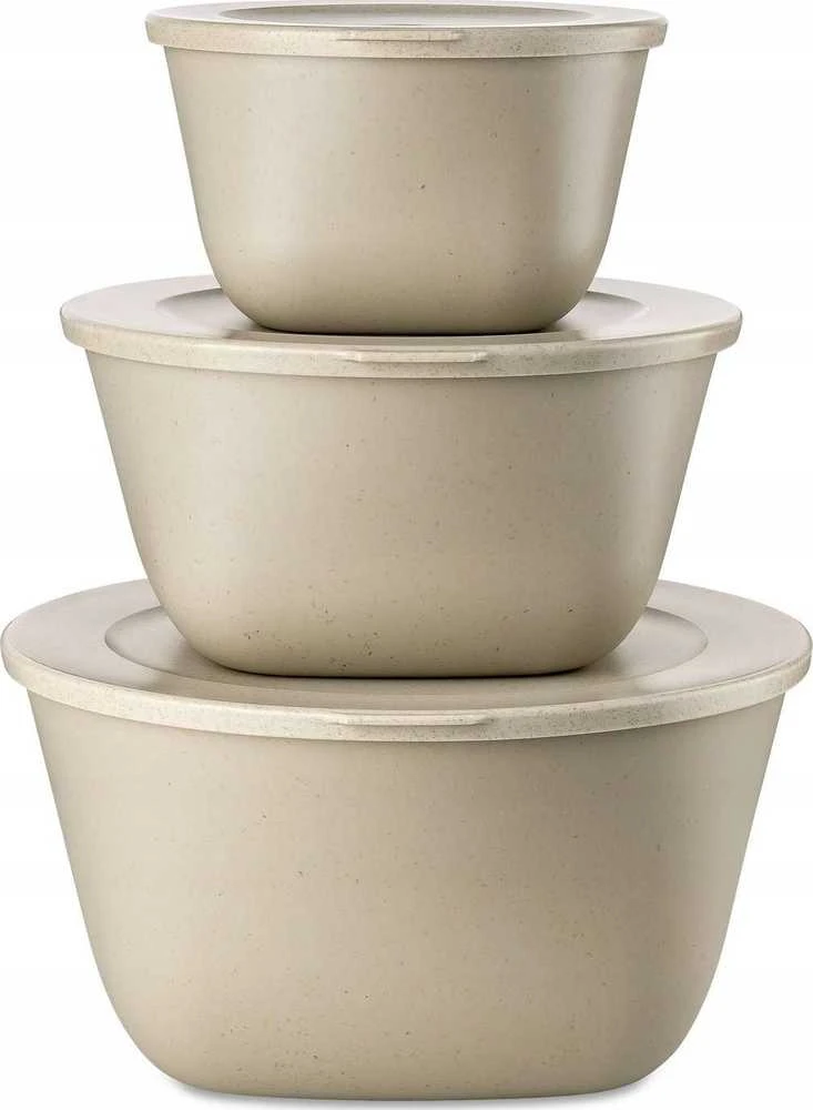 Dėžutė su dangteliu 1l + 2l + 4l, CONNECT BOX SET STOCKHOLM, rinkinys 3 vnt., KOZIOL