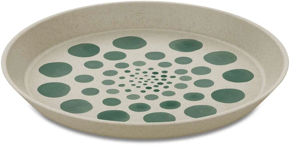 PIECES Lėkščių rinkinys, MONSTERA, ø20,5 cm, 4 vnt., gamtos dykuma, KOZIOL