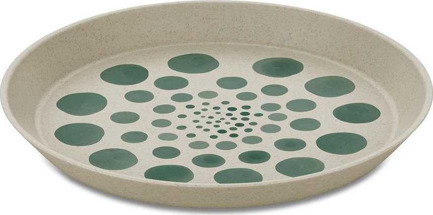 PIECES Lėkščių rinkinys, MONSTERA, ø20,5 cm, 4 vnt., gamtos dykuma, KOZIOL