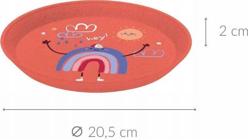 Koziol DREAMS vaikiška lėkštė, Ø 20,5 cm, OŽKA