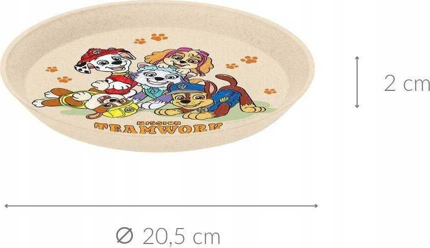 Koziol CONNECT Paw Patrol vaikiška lėkštė, Ø 20,5 cm, OŽKA