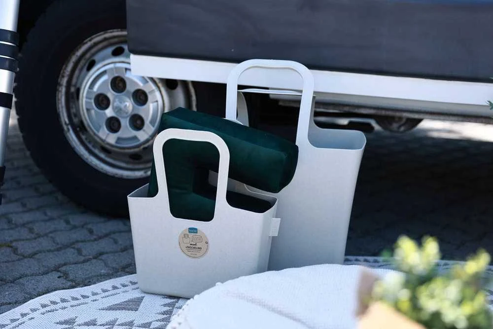 Daugiafunkcinis pirkinių krepšys, paplūdimio TASCHE XL - baltas, KOZIOL