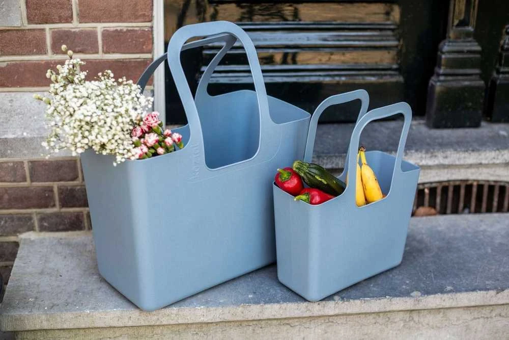 Daugiafunkcinis pirkinių krepšys, paplūdimio TASCHE XL - baltas, KOZIOL