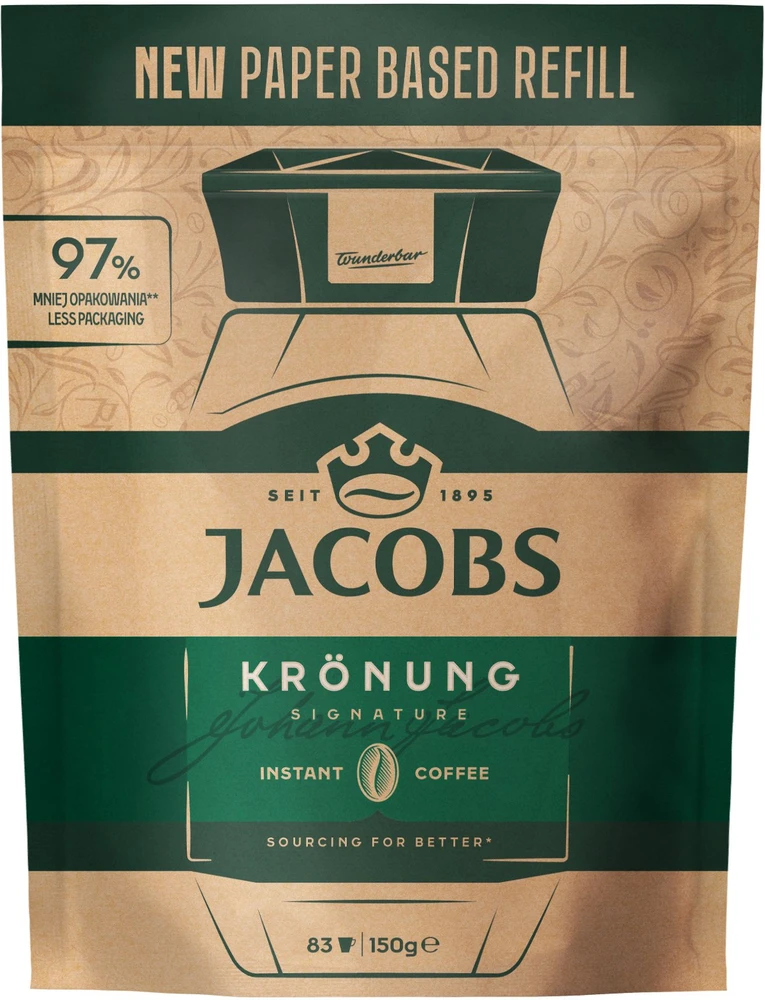Kraft Foods Jacobs Kronung tirpios kavos milteliai 150 g