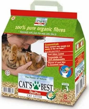 Cats Best OkoPlus Original Natūralus kraikas katėms 10L