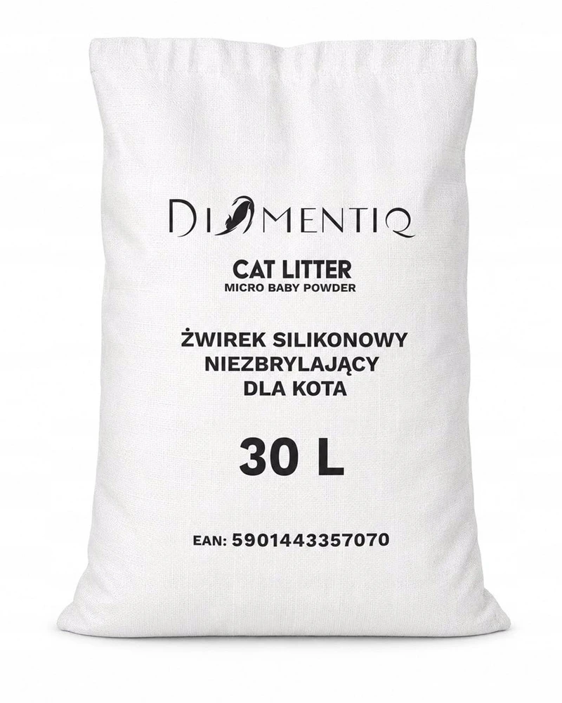 DIAMENTIQ kūdikių pudra - kačių kraikas - 30 l